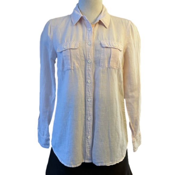 Banana Republic Button Up Shirt/Small-Petite - Picture 1 of 5